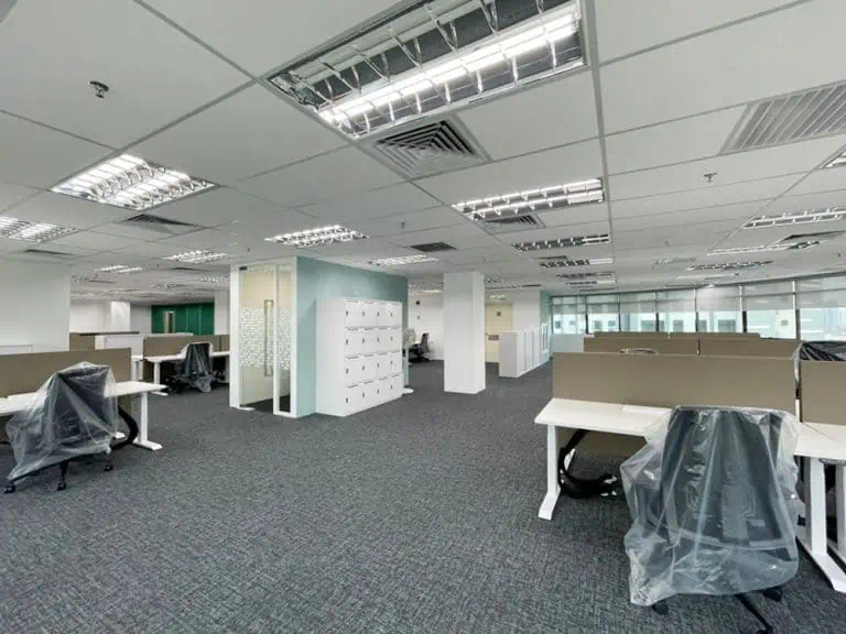 A completed design and build office fit out delivering a functional and professional workspace by CTN Interior Malaysia