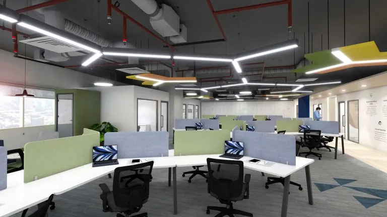 Open-plan workstations